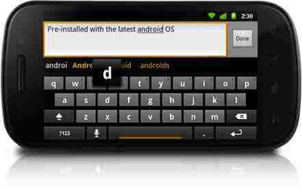 Клавиатура Android 2.3