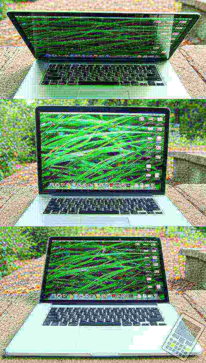 MacBook Pro 15" (Retina) фотография под углом
