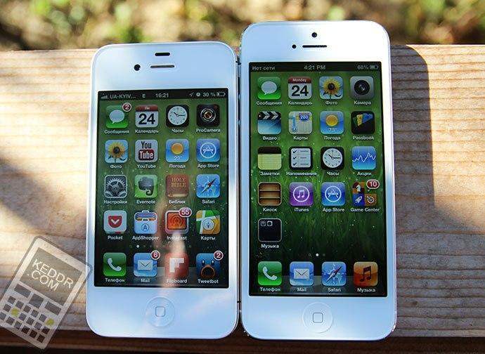 iPhone 4s и iPhone 5
