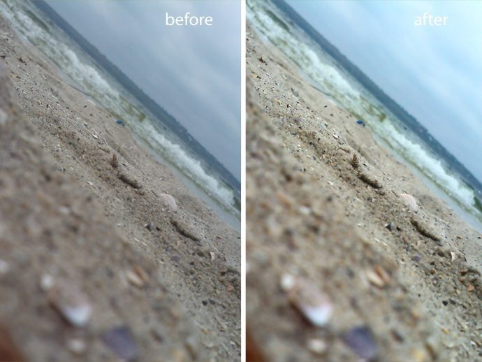 Фото до и после обработки в Creative Studio для Nokia Lumia