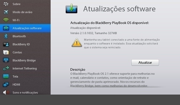 Обновление PlayBook OS 2.1 для планшета Blackberry PlayBook