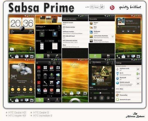 Sabsa Prime v6.5 для HTC Desire S