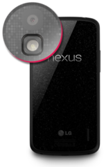 Задняя часть Google Nexus 4