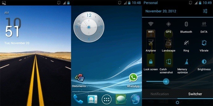 LEZO ICS V1.0 для Sony Ericsson Xperia X8