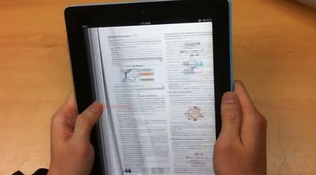 Apple patent flip pages