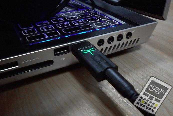 Audioquest Dragonfly в USB