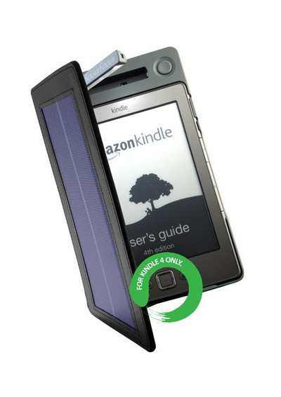 Чехол с солнечной батареей для Amazon Kindle 4