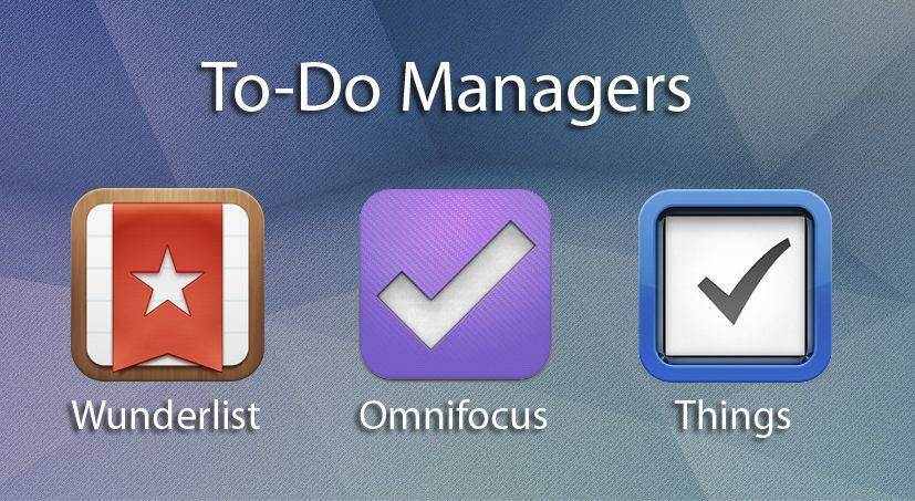 Сравнение трех ToDo-менеджеров: Wunderlist, Omnifocus, Things!