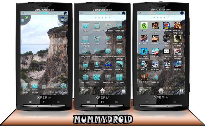 MummyDroid v3 Ultimate Version для Sony Ericsson Xperia X10