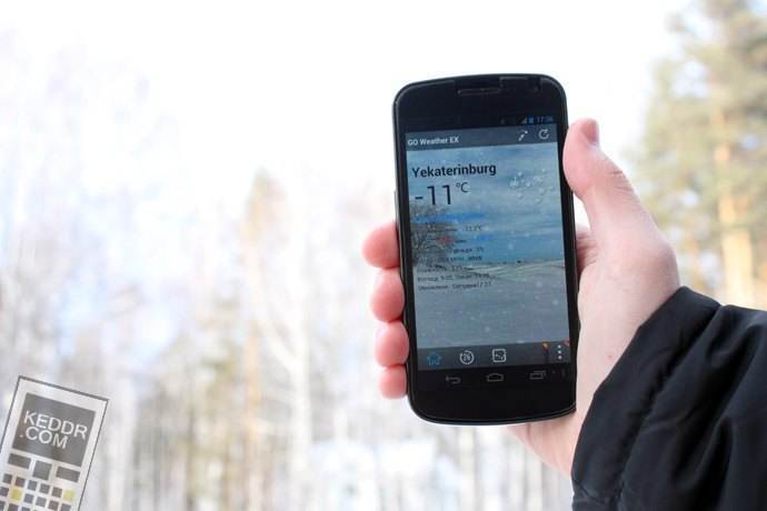 Приложение для Android - GO Weather E