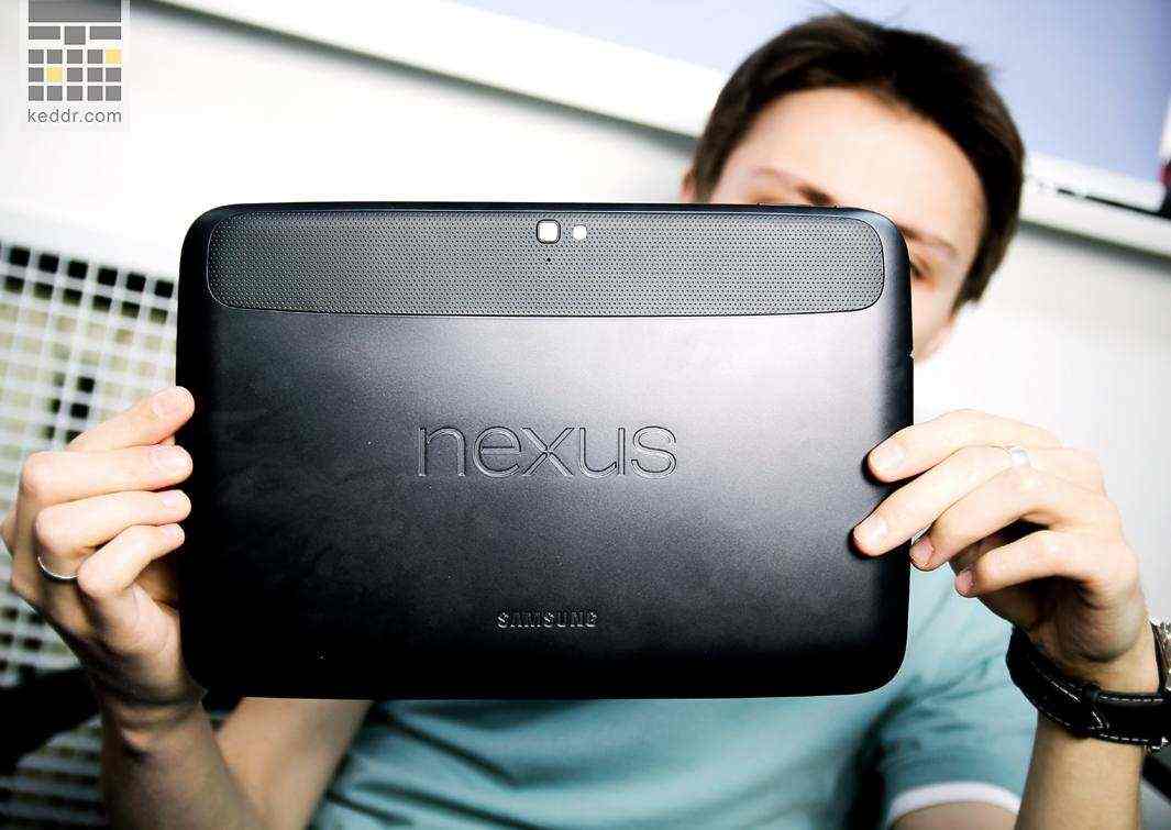 Задняя часть Google Nexus 10