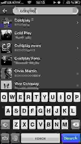 Twitter Music - Coldplay