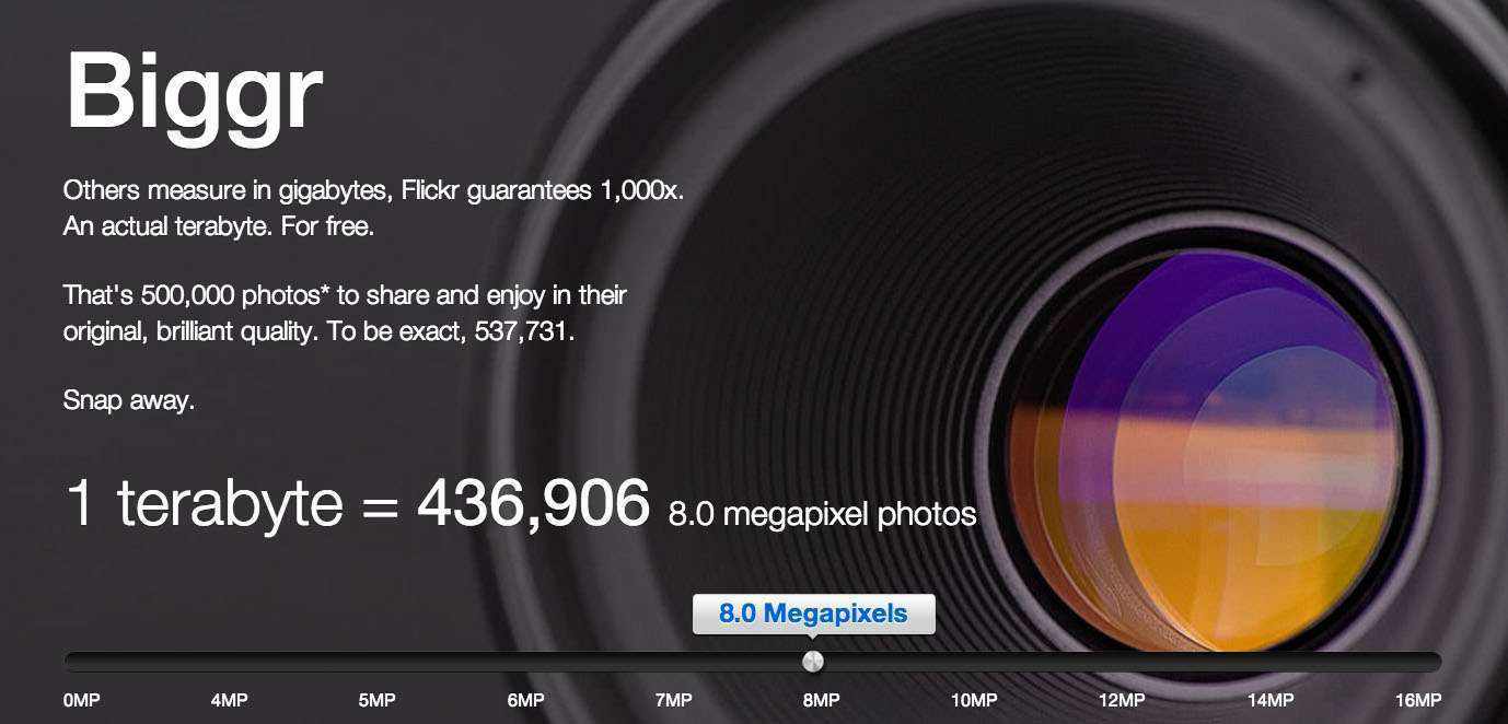 Flickr сменил дизайн и предоставляет каждому 1 ТБ пространства