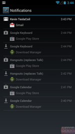 Android 4.3 - Notifications