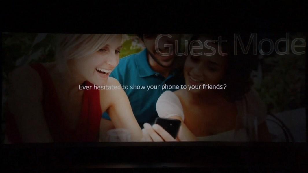 Презентация LG G2 - Guest Mode
