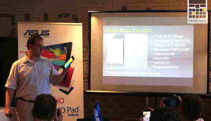 Презентация флагманских планшетов от Asus