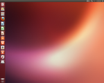 Примерный внешний вид свежеустановленной Ubuntu с Unity