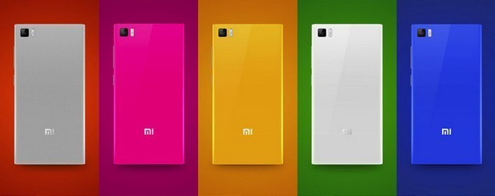 Вариация цветов Xiaomi Mi3