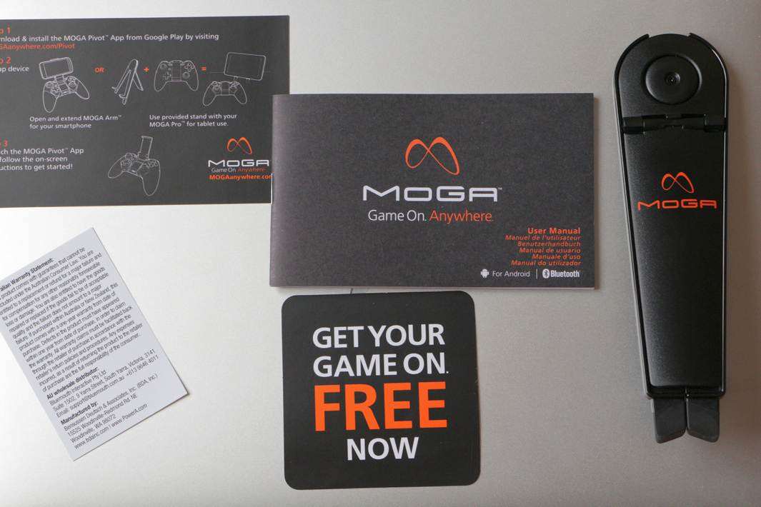 Комплект поставки MOGA Pro