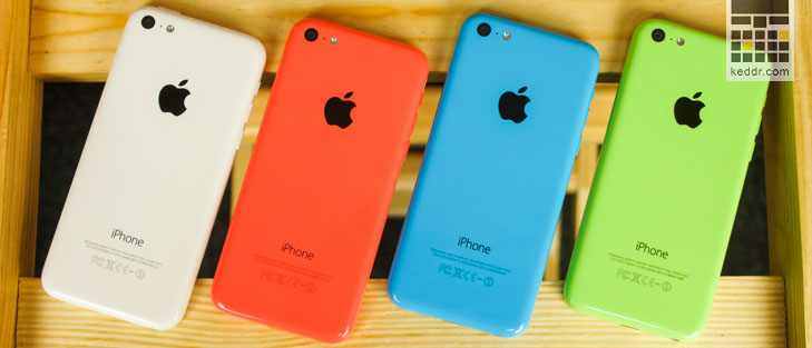 Цветовая гамма iPhone 5c