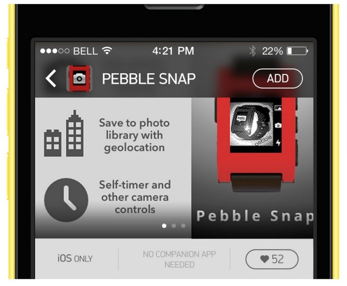 Магазин приложений для "умных" часов Pebble