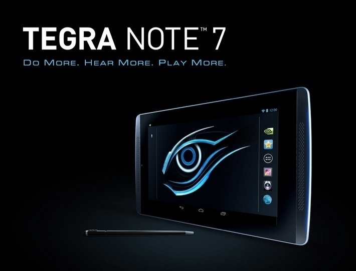 Компания Gigabyte анонсировала планшет Tegra Note 7