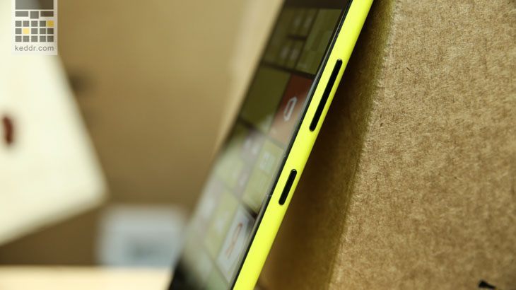 Боковая грань в Nokia Lumia 1520