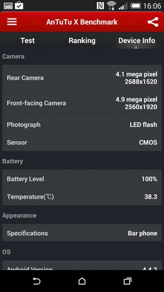 HTC One M8 - технические характеристики