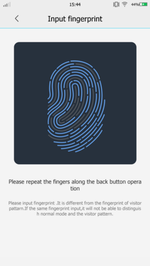 BBK VIVO Xplay 3S - Input fingerprint