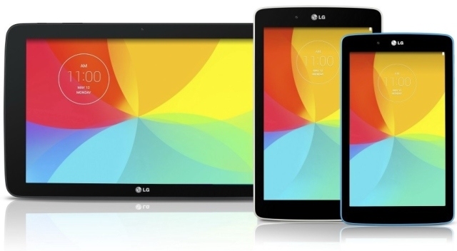 LG анонсировала 3 новых планшета семейства G Pad