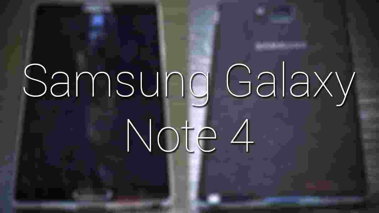 Samsung Galaxy Note 4 засветился на живых фото