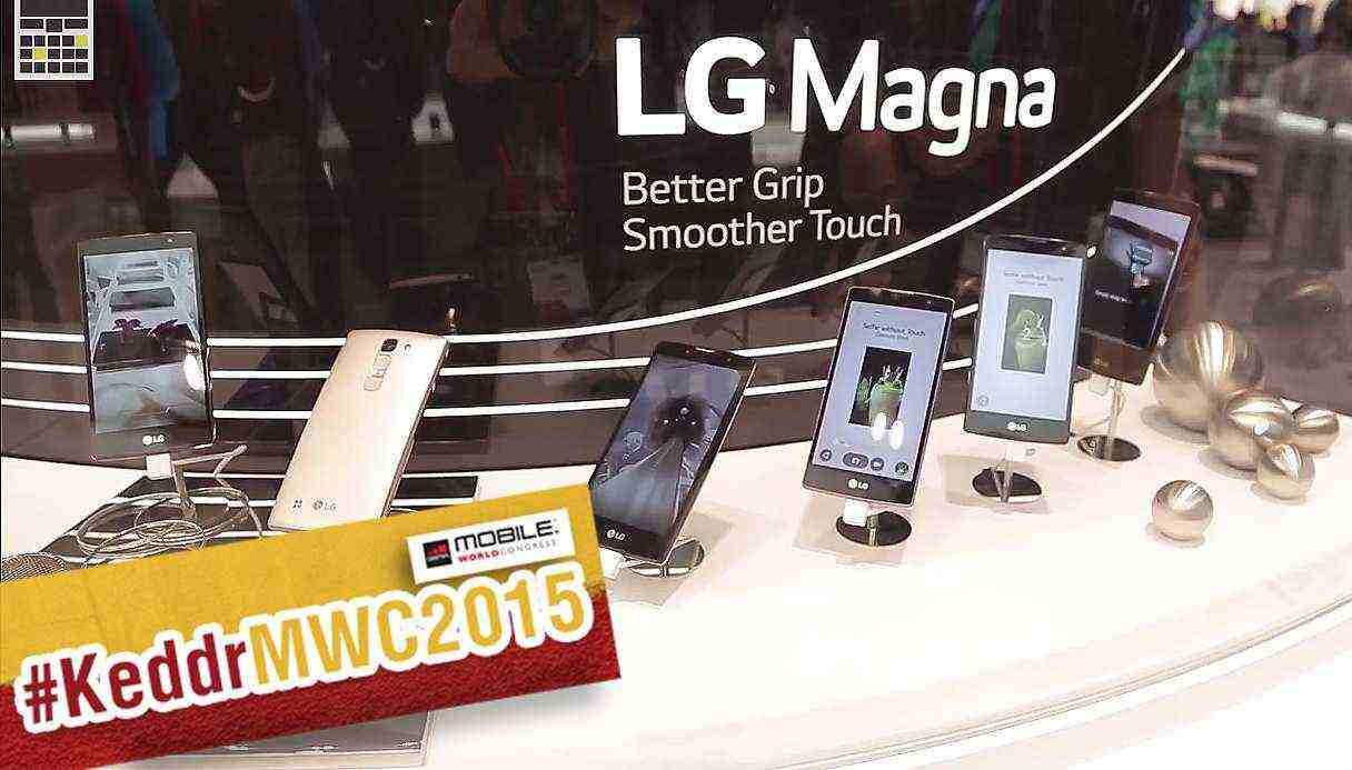 MWC 2015 – видеознакомство со смартфонами LG Magna и LG Spirit