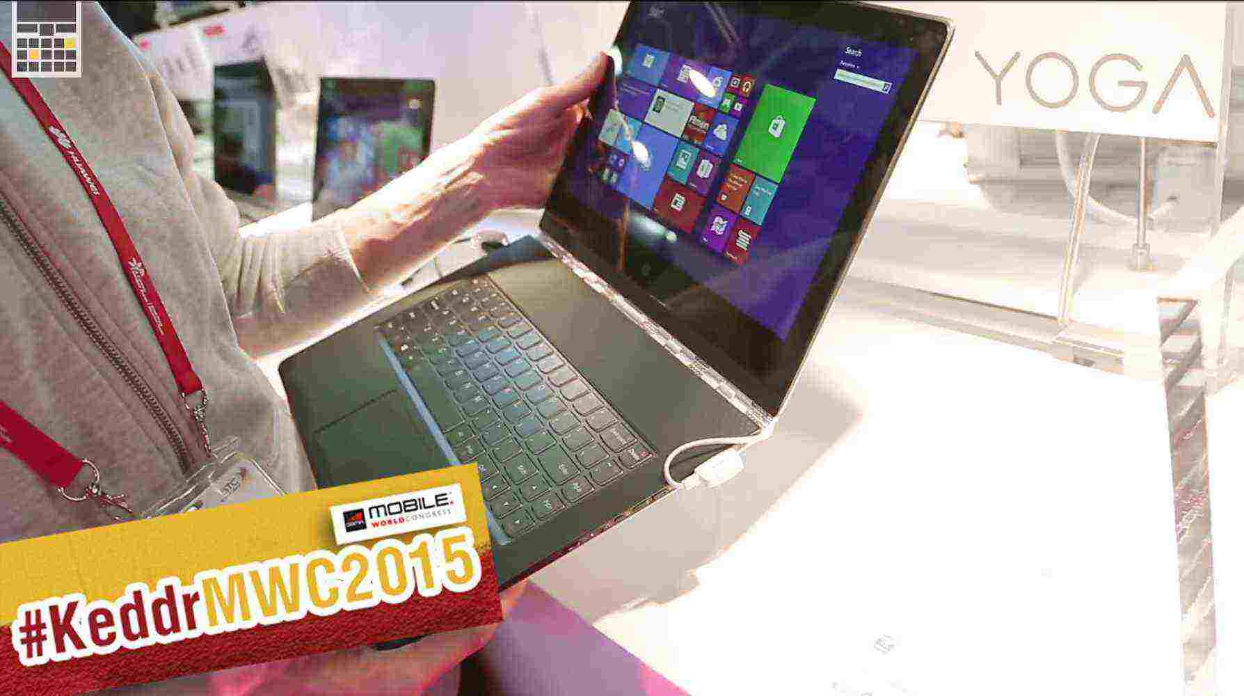MWC 2015. Акробатические возможности Lenovo Yoga 3 Pro. Видео