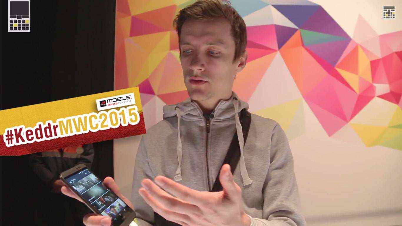 MWC 2015. Видео со стенда HTC: смартфон One (M9), очки Vive, браслет Grip