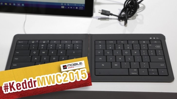 MWC 2015. Видео. Складная клавиатура Microsoft