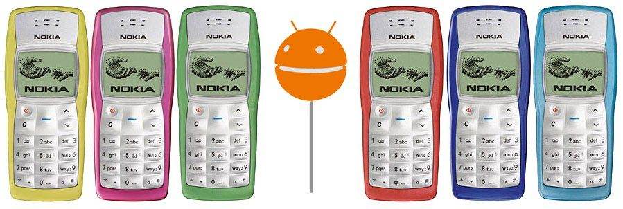 Nokia 1100 на Android 5.0