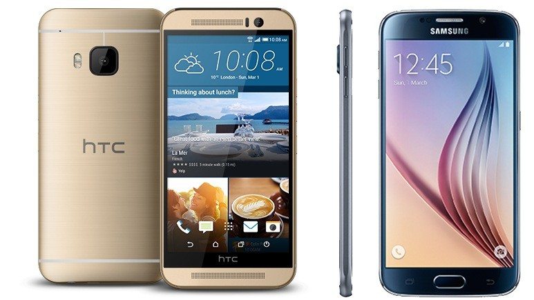HTC One M9 против Samsung Galaxy S6 (Edge)