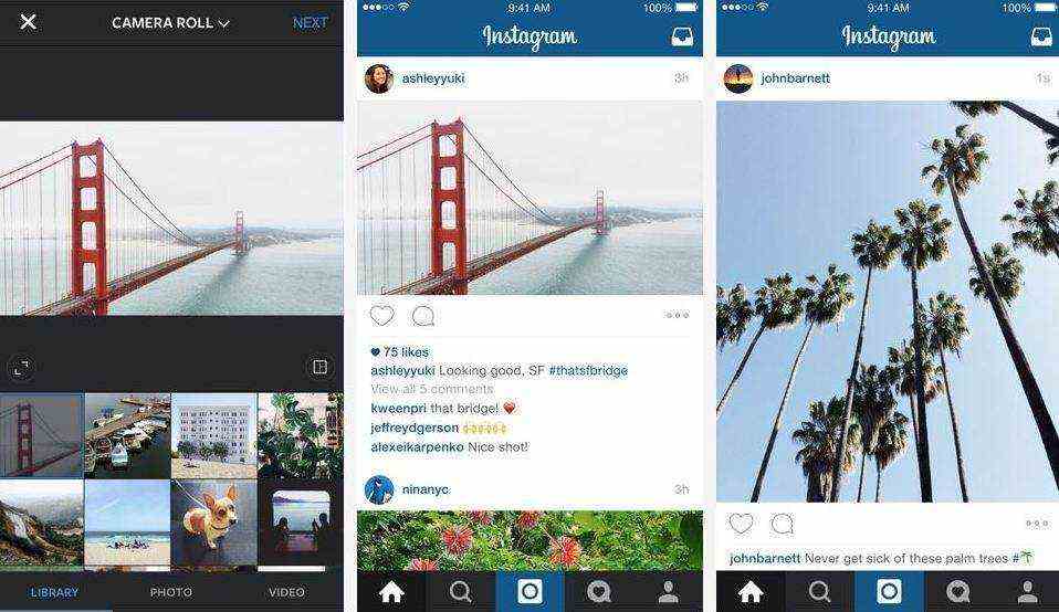 Instagram обзавелся поддержкой портретного и ландшафтного режимов