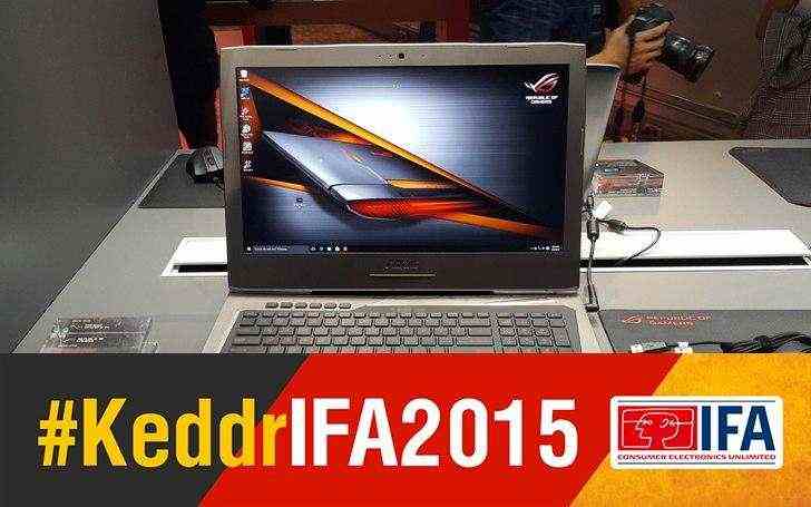 IFA 2015. Игровой ноутбук ASUS ROG G752 + Видео