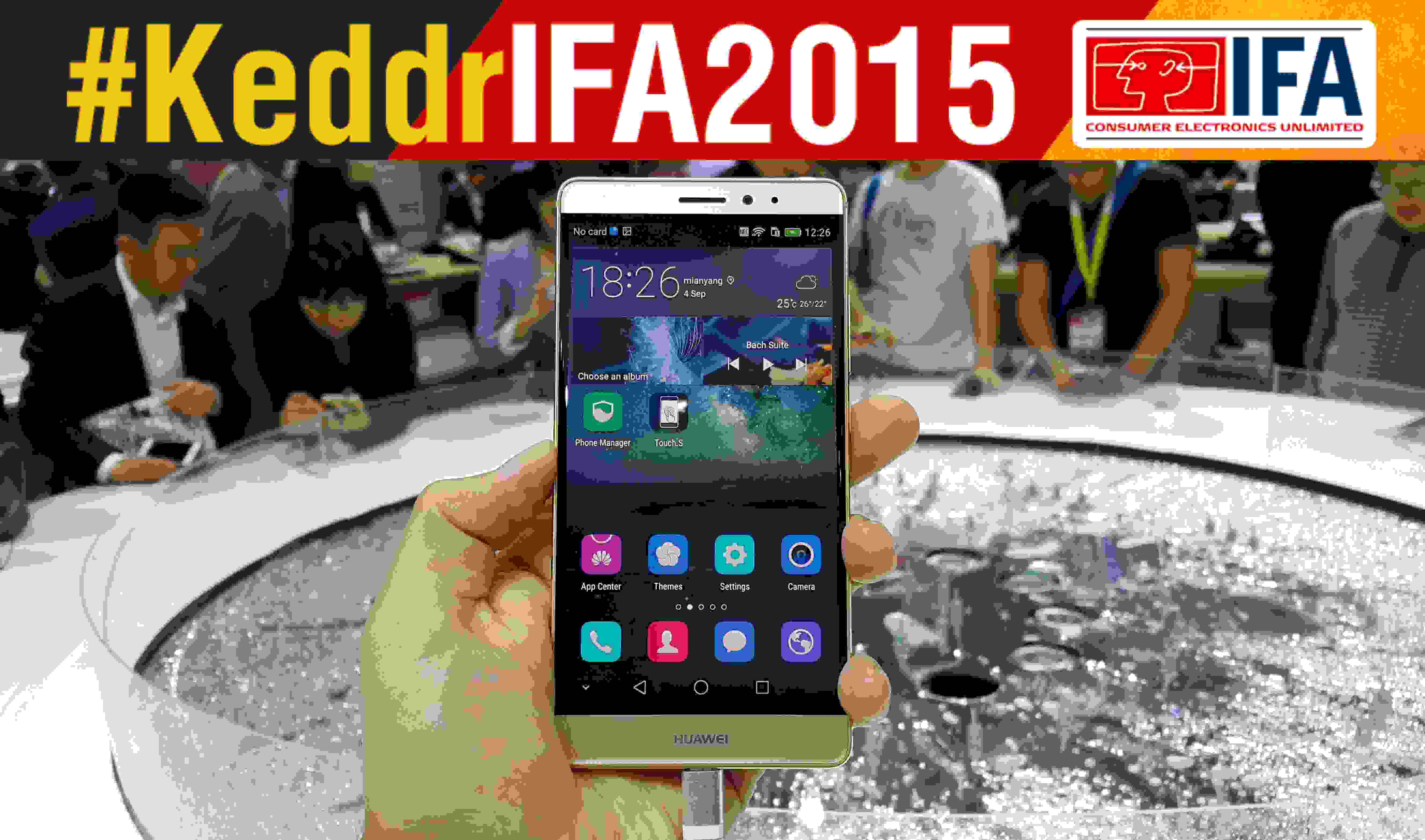 IFA 2015. Huawei Mate S