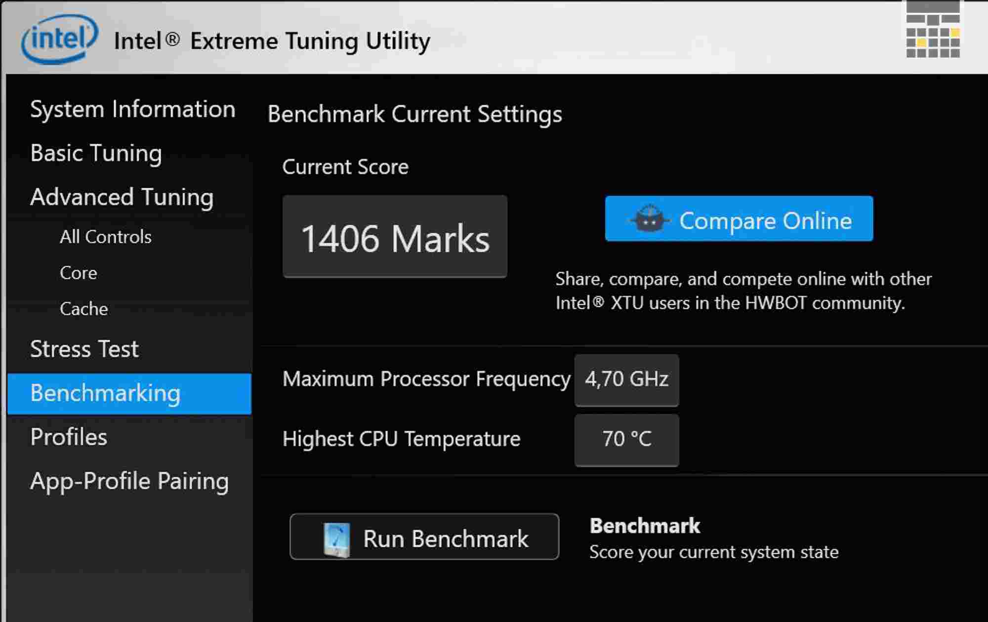 Intel extreme utility