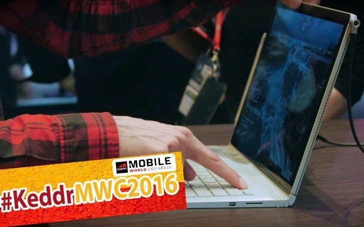MWC 2016. Surface Book – первый взгляд на ноутбук Microsoft