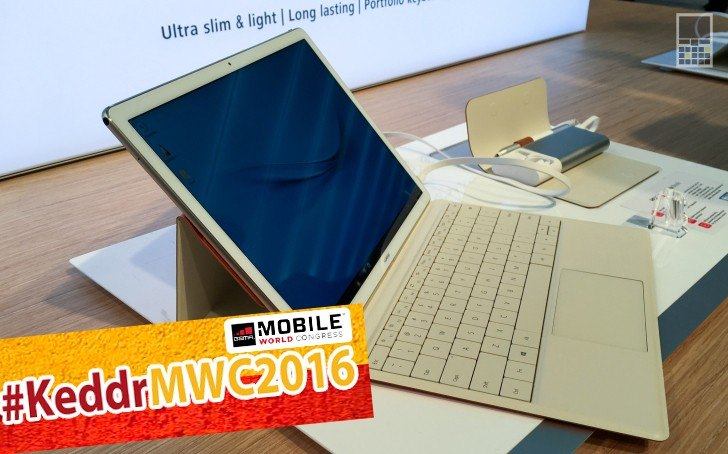 MWC 2016. Huawei Mate Book – планшет-трансформер на Windows 10. ВИДЕО