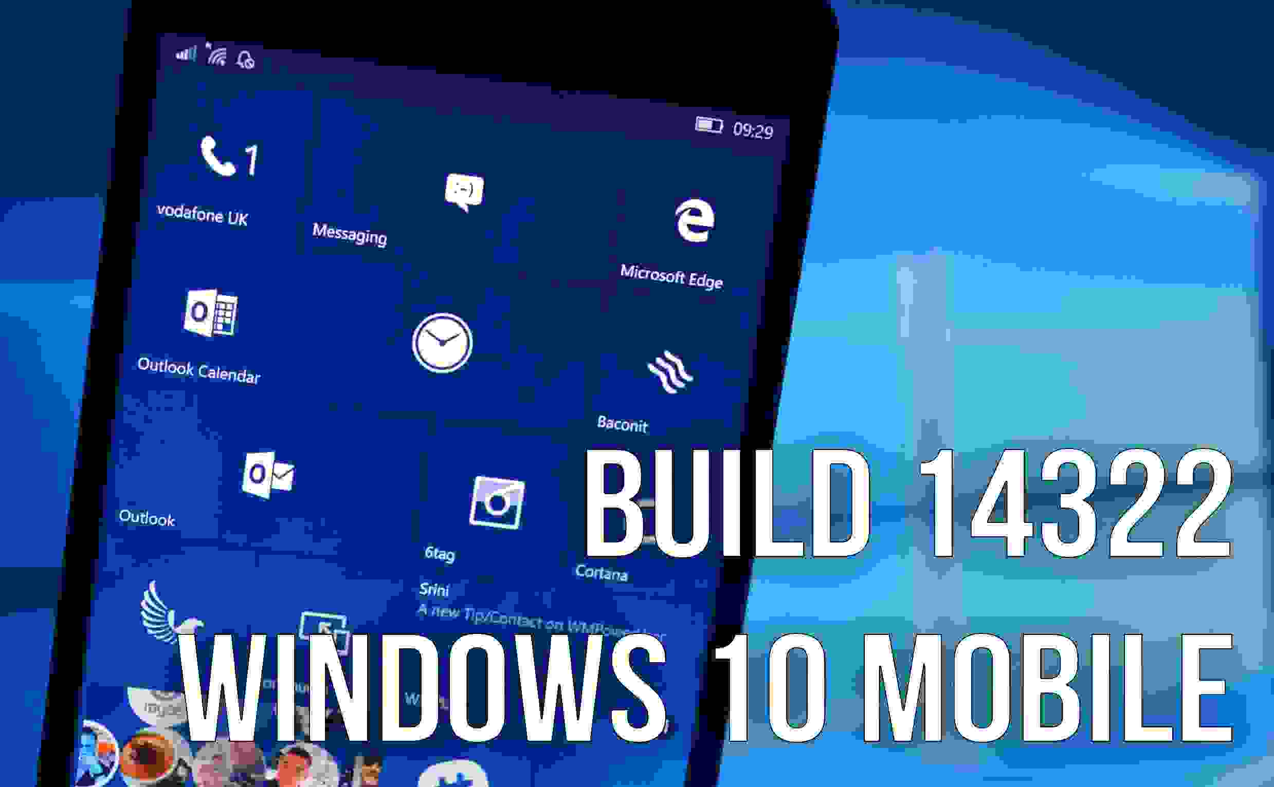 Windows 10 Mobile Build 14322: список основных изменений