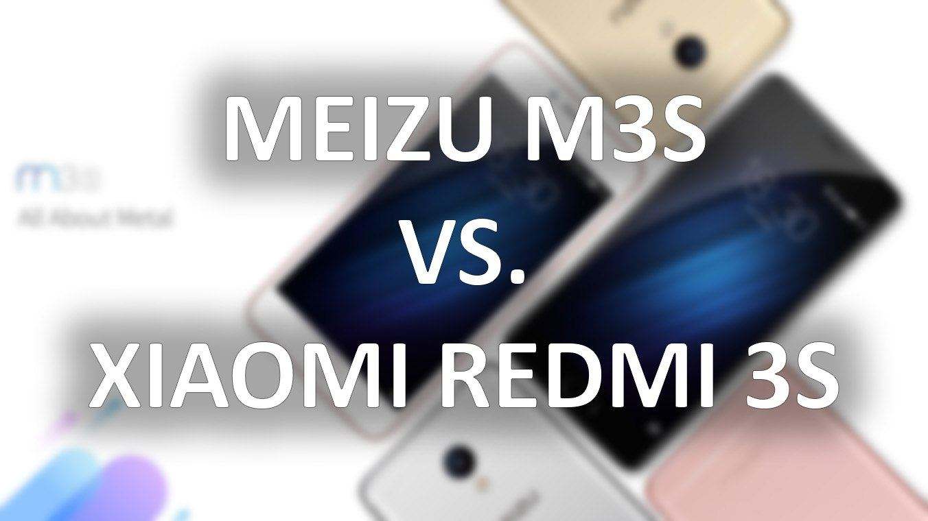 Meizu M3S vs. Xiaomi Redmi 3S