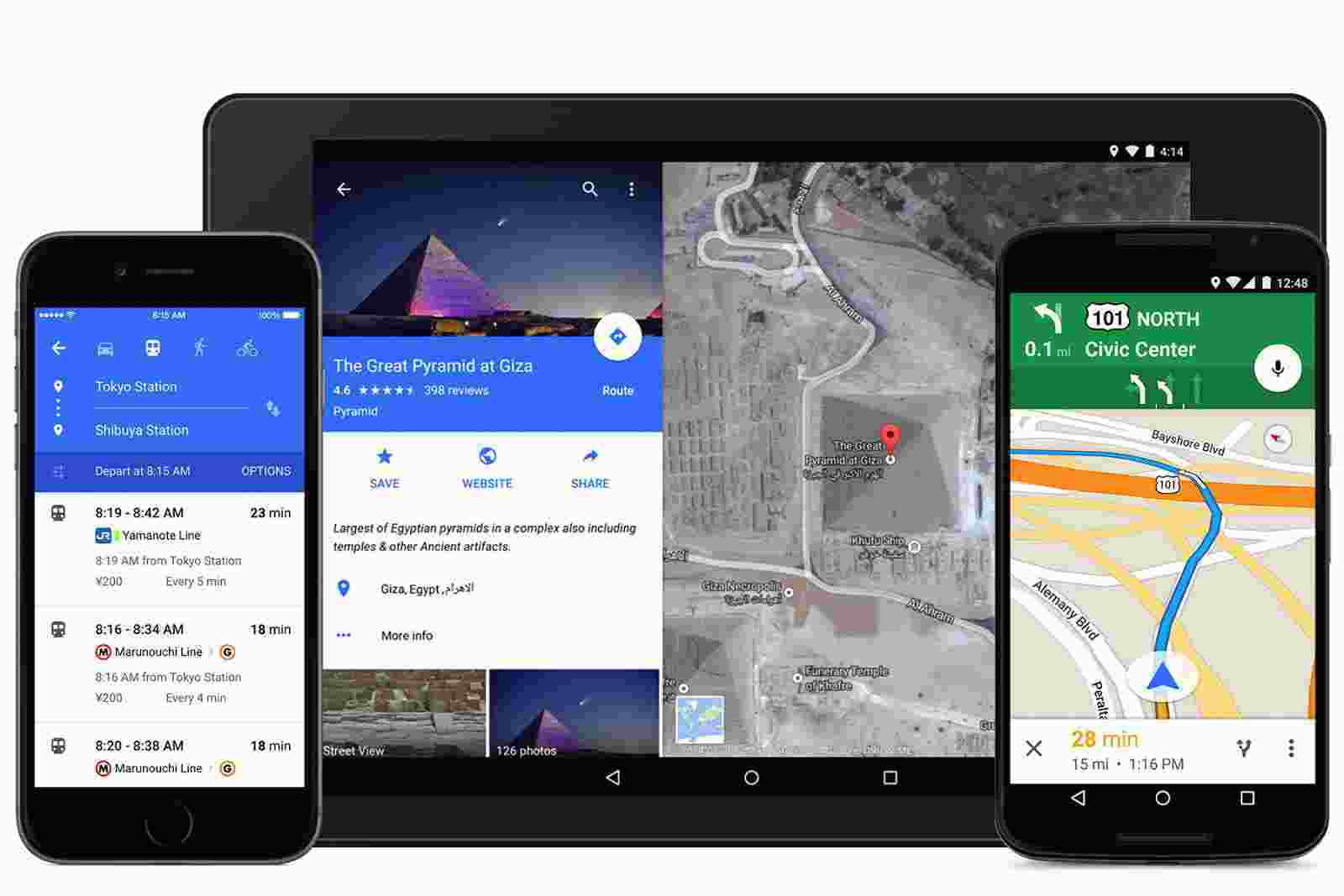 Полезное обновление мобильной версии Google Maps