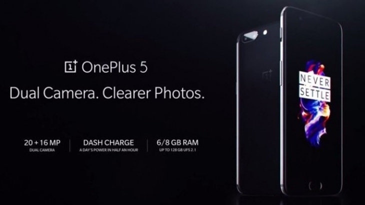 OnePlus 5 представлен официально