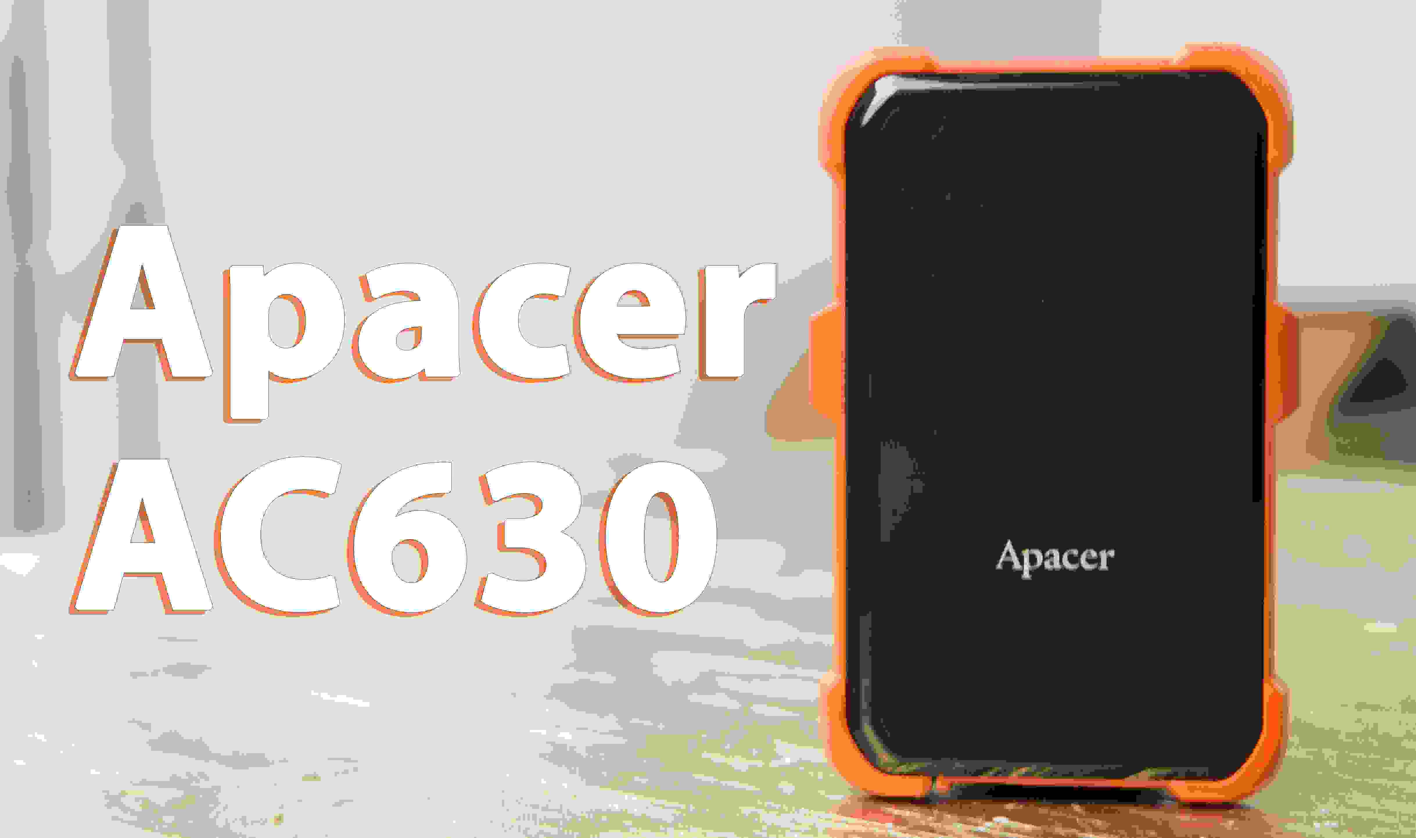 Apacer AC630 – защищенный жесткий диск на 1 ТБ + ДРОП-ТЕСТ ВИДЕО