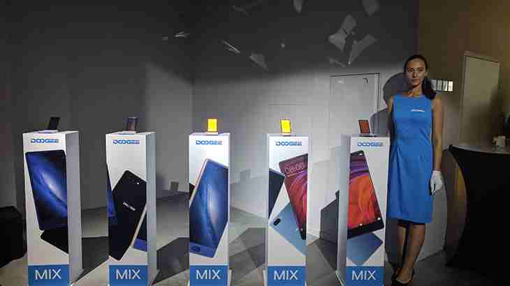 DOOGEE MIX – новый безрамочный смартфон на украинском рынке
