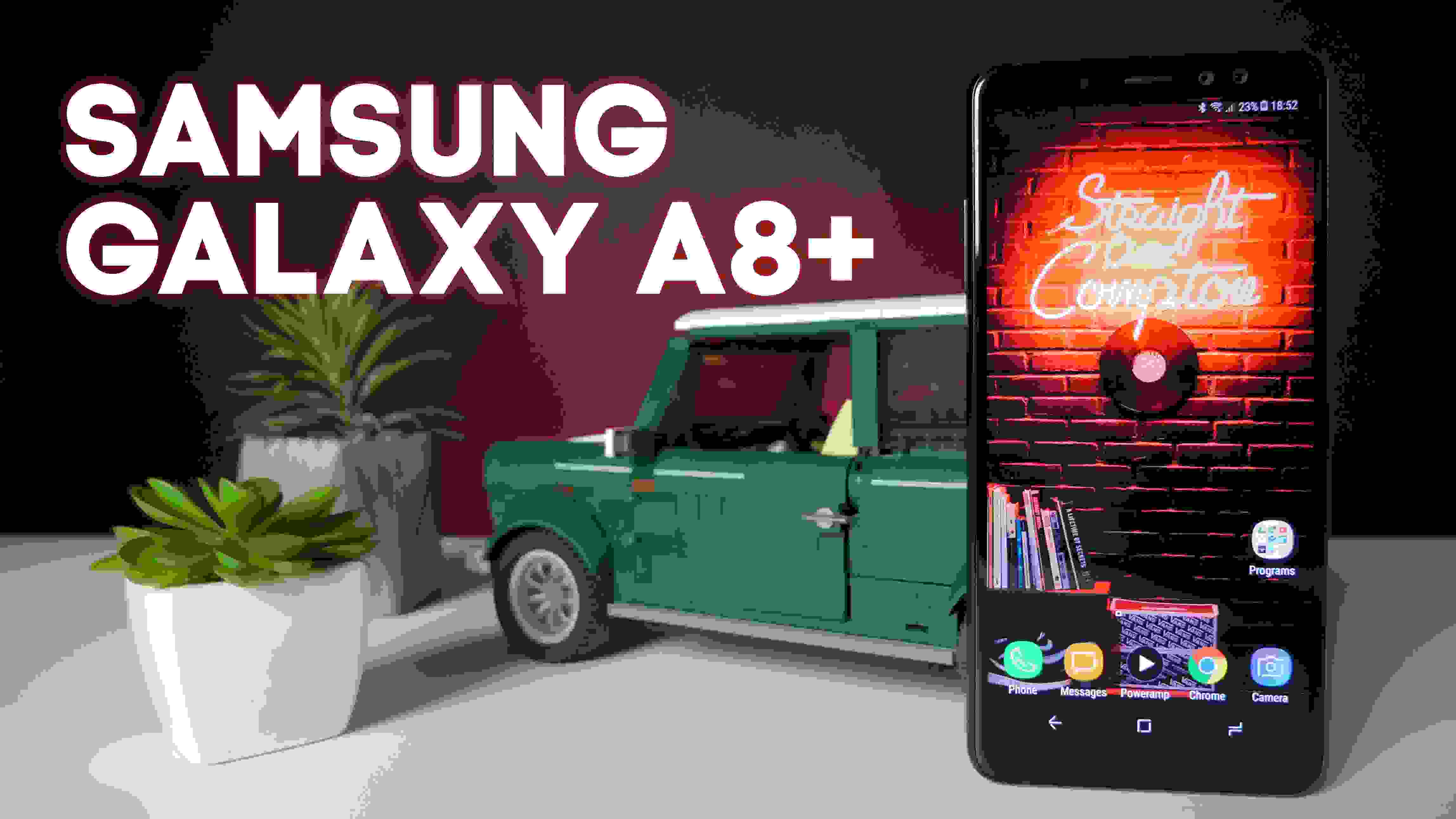 Samsung Galaxy A8+ – практически флагман – ВИДЕО